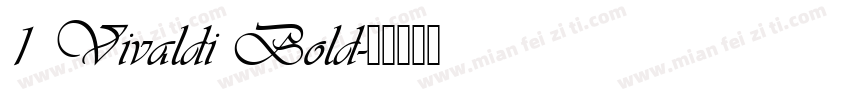 1 Vivaldi Bold字体转换